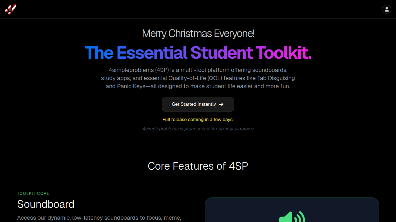 Screenshot of index.html